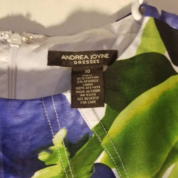 Andrea Jovine Dresses Floral Dress Size 10 Flowers - Picture 4 of 8